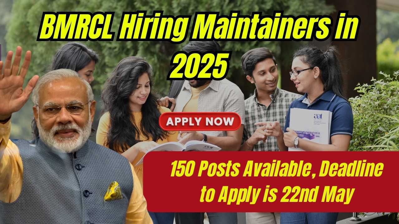 BMRCL Hiring Maintainers in 2025