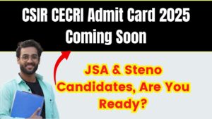 CSIR CECRI Admit Card 2025 Coming Soon
