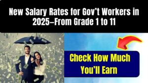 New Salary Rates for Gov’t Workers in 2025