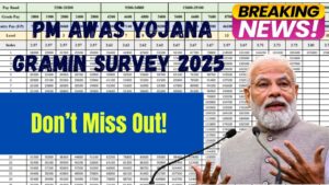 PM Awas Yojana Gramin Survey 2025