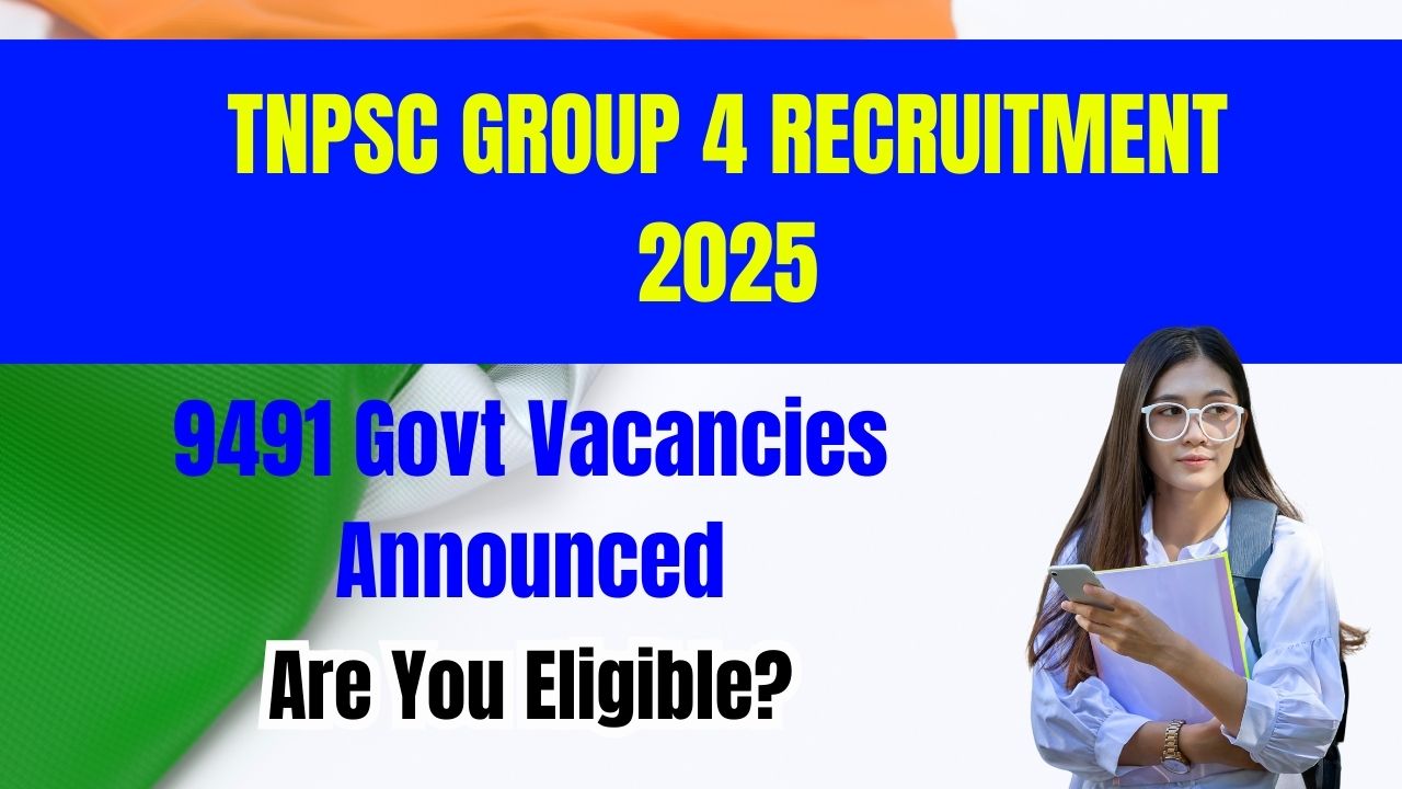 TNPSC Group 4 Recruitment 2025