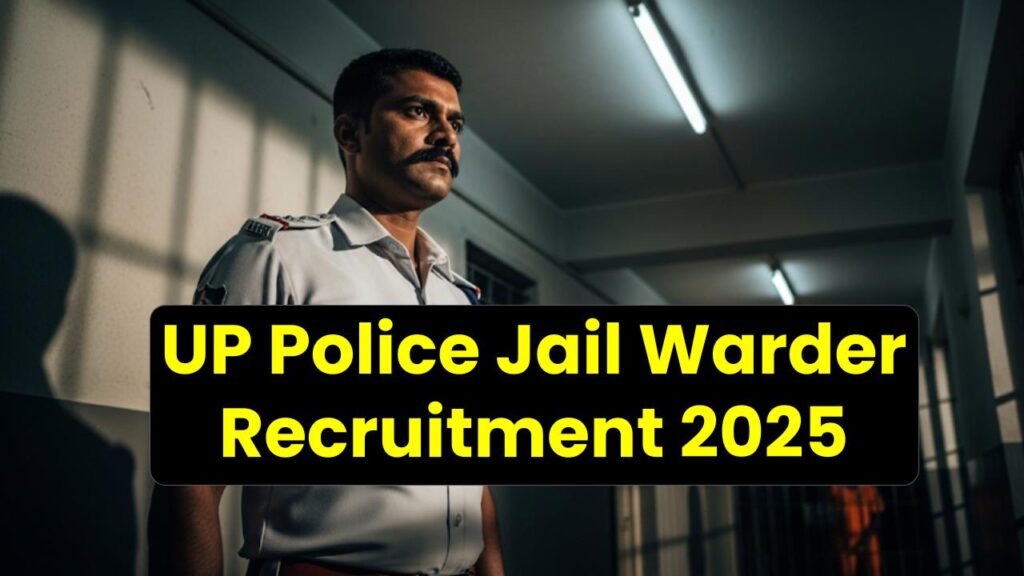 UP Police Jail Warder Recruitment 2025: 2833 Vacancies Announced – Apply Online Soon